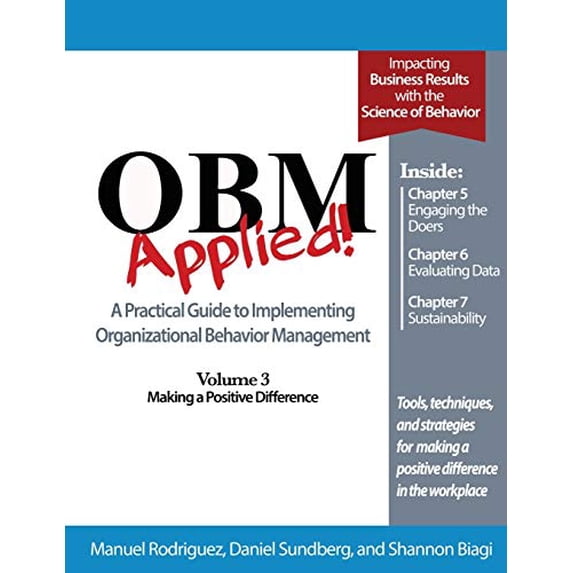 Pre-Owned OBM Applied! Volume 3 Paperback