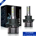 thumbnail image 1 of OBNDVU H13/9008 LED Headlight Bulb High Low Beam Headlamp Bulb Conversion Kit 6000K White 2pcs, 1 of 10