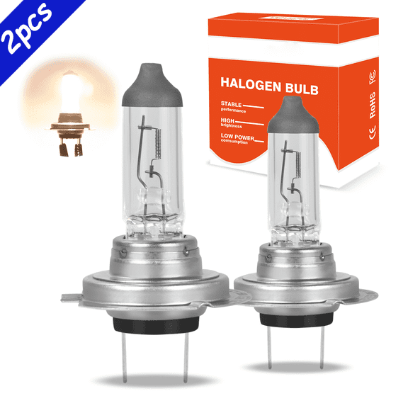 OBNDVU H7 Halogen Headlight Bulbs for Hyundai Genesis Coupe 2013-2018 High/Low Beam Lamp Set 2 Pack
