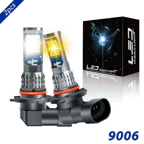 OBNDVU for Lexus RX330 2004-2006 LED Fog Light Bulb Yellow/White Dual Color Switchback