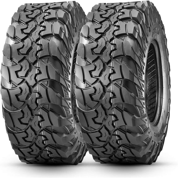 OBOR Brawler UTV Tires 30x10R14, 10 Ply Front/Rear Radial Tires for UTV SxS Tires Set of 2