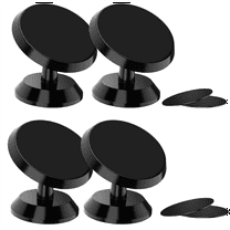 OBOSOE 4 Pack Phone Mount, Super Strong w/ 4 Metal Plates, car Phone Holder, 360 Rotation Universal Dash