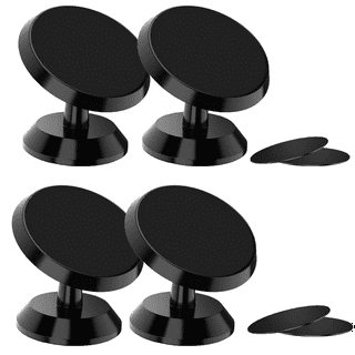 4 Pcs Mount Metal Plate Phone Guide Magnet Sticker Universal Round