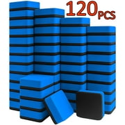 OBOSOE- Dry Erase Erasers, 120 Packs, Dry Erasers, Dry Erase Board Erasers, White Board Erasers, Whiteboard Erasers, Small Dry Erase Eraser, Mini Dry Erasers, Magnetic Erasers, Dry Erasers