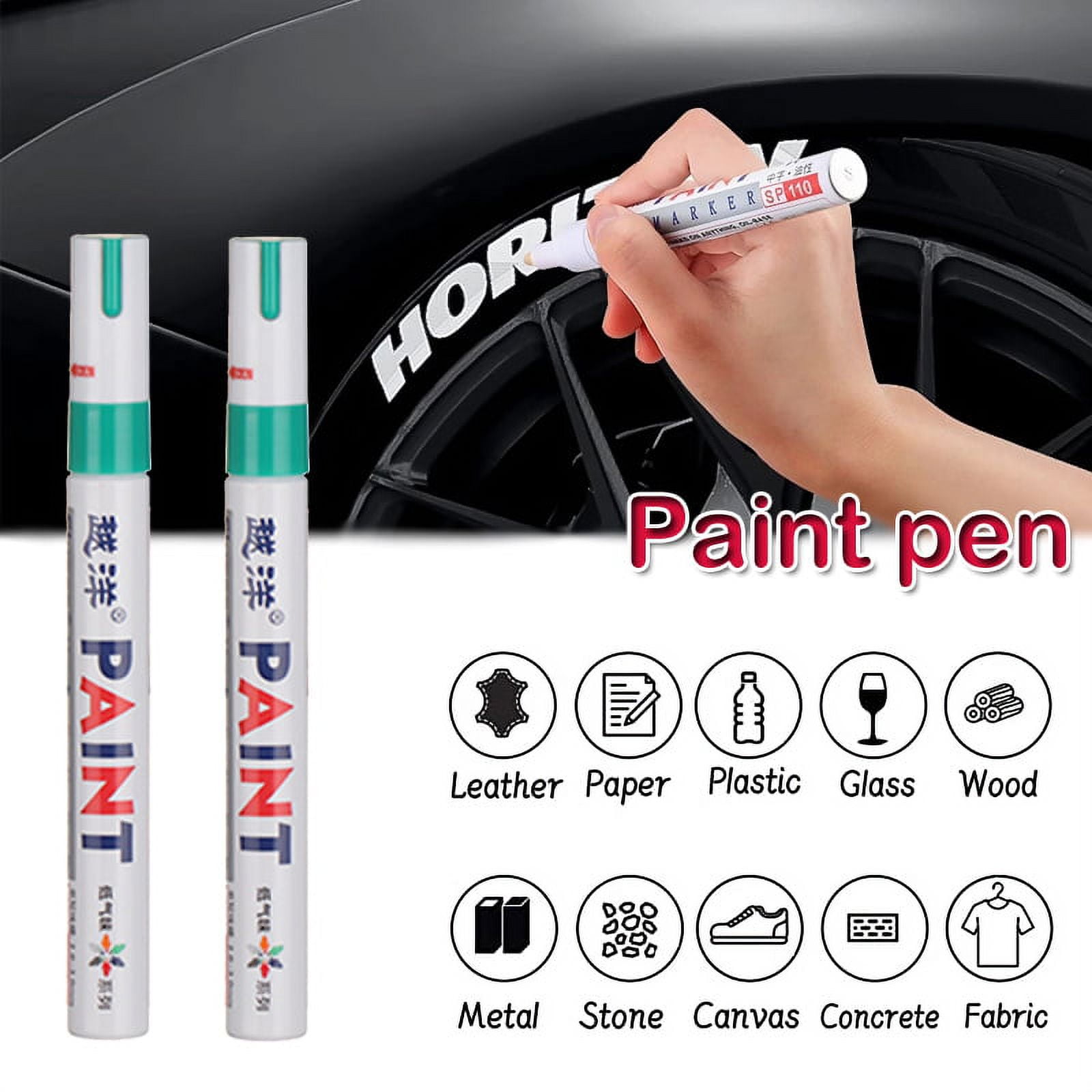 Permanent Art Marker Paint Pens Oil Based Paint Markers for Metal Wood,  Paint Pens for Fabric Paint Craft Supplies for Adults - AliExpress
