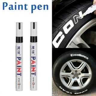 OAVQHLG3B Premium Tire Marker Pens, Black Waterproof Paint Markers for Car  Tire Lettering(3 Pack-Black)