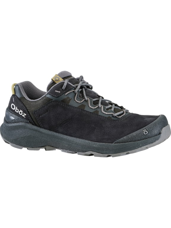 OBOZ Men's Cottonwood Low B-DRY Waterproof Black Sea - 78201-Black Sea