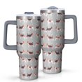 thumbnail image 1 of OBREWU Animal Beagle Cute Dog Tumbler with Handle and Lid,Animal Beagle Cute Dog 40oz Double Wall Vacuum Insulated Tumbler,Cups Gift for Women and Men, 1 of 7