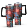 thumbnail image 1 of OBREWU Pioneer Flower Tumbler with Handle and Lid,40oz Pioneer Flower Double Wall Vacuum Insulated Tumbler,Pioneer Flower Cups Gift for Women and Men, 1 of 7