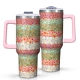 thumbnail image 1 of OBREWU Pioneer Flower Tumbler with Handle and Lid,40oz Pioneer Flower Double Wall Vacuum Insulated Tumbler,Pioneer Flower Cups Gift for Women and Men, 1 of 7