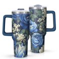 thumbnail image 1 of OBREWU Pioneer Flower Tumbler with Handle and Lid,Pioneer Flower 40oz Double Wall Vacuum Insulated Tumbler,Cups Gift for Women and Men, 1 of 7