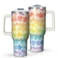 thumbnail image 1 of OBREWU Pioneer Flower Tumbler with Handle and Lid,Pioneer Flower 40oz Double Wall Vacuum Insulated Tumbler,Cups Gift for Women and Men, 1 of 7