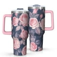 thumbnail image 1 of OBREWU Pioneer Flower Tumbler with Handle and Lid,Pioneer Flower 40oz Double Wall Vacuum Insulated Tumbler,Cups Gift for Women and Men, 1 of 7