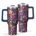 thumbnail image 1 of OBREWU Pioneer Flower Tumbler with Handle and Lid,Pioneer Flower 40oz Double Wall Vacuum Insulated Tumbler,Cups Gift for Women and Men, 1 of 7