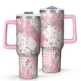 thumbnail image 1 of OBREWU Pioneer Flower Tumbler with Handle and Lid,Pioneer Flower 40oz Double Wall Vacuum Insulated Tumbler,Cups Gift for Women and Men, 1 of 7