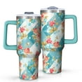 thumbnail image 1 of OBREWU Pioneer Flower Tumbler with Handle and Lid,Pioneer Flower 40oz Double Wall Vacuum Insulated Tumbler,Cups Gift for Women and Men, 1 of 7