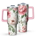 thumbnail image 1 of OBREWU Pioneer Flower Tumbler with Handle and Lid,Pioneer Flower 40oz Double Wall Vacuum Insulated Tumbler,Cups Gift for Women and Men, 1 of 7