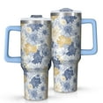 thumbnail image 1 of OBREWU Pioneer Flower Tumbler with Handle and Lid,Pioneer Flower 40oz Double Wall Vacuum Insulated Tumbler,Cups Gift for Women and Men, 1 of 7