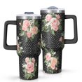 thumbnail image 1 of OBREWU Pioneer Flower Tumbler with Handle and Lid,Pioneer Flower 40oz Double Wall Vacuum Insulated Tumbler,Cups Gift for Women and Men, 1 of 7