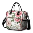 thumbnail image 1 of OBREWU Pioneer Flower Women's Insulated Leakproof Large Lunch Bag, Oxford Cloth, 1 of 7