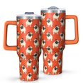 thumbnail image 1 of OBREWU Pug Dog Tumbler with Handle and Lid,Pug Dog 40oz Double Wall Vacuum Insulated Tumbler,Cups Gift for Women and Men, 1 of 7