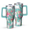 thumbnail image 1 of OBREWU Schnauzer Dogs Tumbler with Handle and Lid,Schnauzer Dogs 40oz Double Wall Vacuum Insulated Tumbler,Cups Gift for Women and Men, 1 of 7