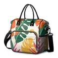 thumbnail image 1 of OBREWU Tropical Palm Leaves in Hawaii Women's Insulated Leakproof Large Lunch Bag, Oxford Cloth, 1 of 7