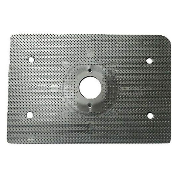 OBS18 Grip Face Pad - 12x18 Inch Plastic Floor Sanding Pad with Hook & Loop - Abrasive Sheet & Screen Holder - Peel and Stick Backing for OBS18 Metal Base