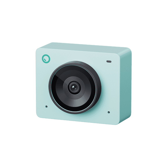 OBSBOT Meet 2-4K Webcam for PC with 1/2" Sensor, AI Framing & Autofocus, Beauty Mode, Gesture Control, HDR, Dual Microphone, 60 FPS, Web Cam for Streaming, Meeting, Gaming. (Aurora Green)