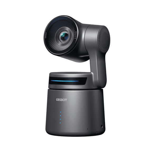 OBSBOT Tail Air NDI Streaming Camera 4K, AI Tracking PTZ Camera with Intelligent APP, Gesture Control, HDMI/USB-C/Wireless Webcam, Live Streaming Cameras (Tail Air (NDI Activated))