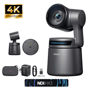OBSBOT Tail Air NDI Streaming Camera 4K, AI Tracking PTZ Camera with Wireless, HDMI, USB, for Live Production NDI Activated