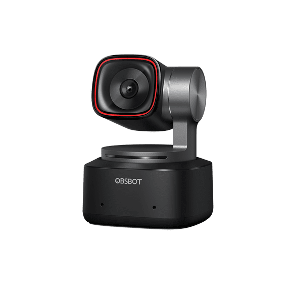 OBSBOT Tiny 2 Webcam 4K Voice Control PTZ, AI Tracking Multi-Mode & Auto Focus, Web Camera with 1/1.5" Sensor, Gesture Control, 60 FPS, HDR Light Correction, Webcam for PC, Streaming, Meeting, etc.