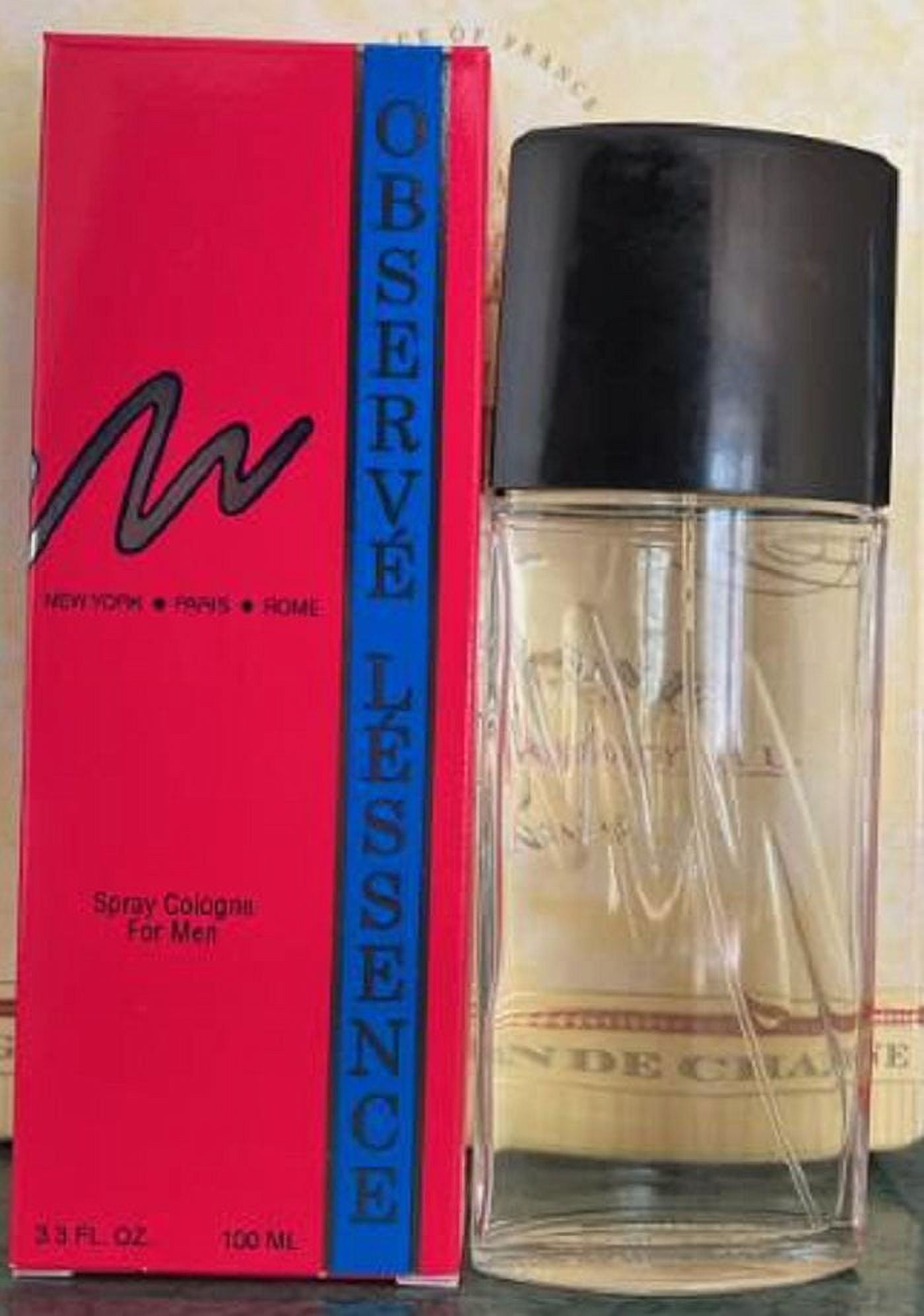 OBSERVE L'ESSENCE 3.3 Fl. Oz. Spray Cologne for Men, vintage