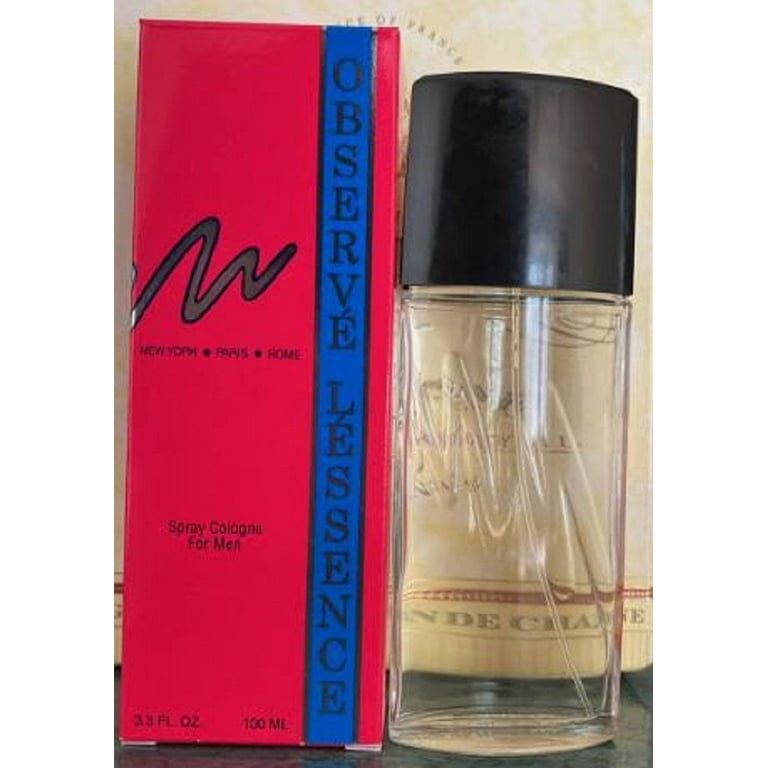 OBSERVE L ESSENCE 3.3 Fl. Oz. Spray Cologne for Men vintage