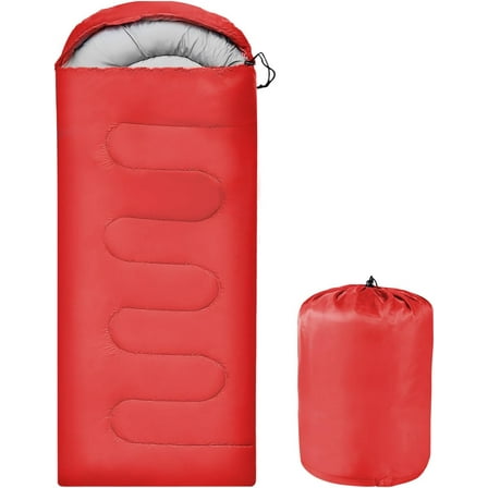 OBTANIM Sleeping Bags Portable Waterproof Camping Sleeping Bag for Adults Kids 4 Seasons Cold Weather or Warm Backpacking Hiking Mountaineering Indoor Outdoor Use