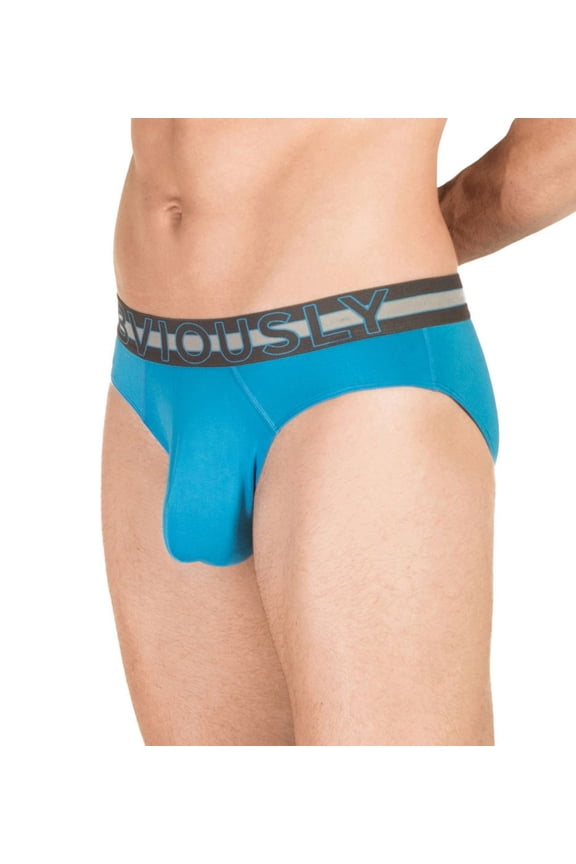 OBVIOUSLY EveryMan Brief , Color: Bondi, Size: L (B02-1F-3)