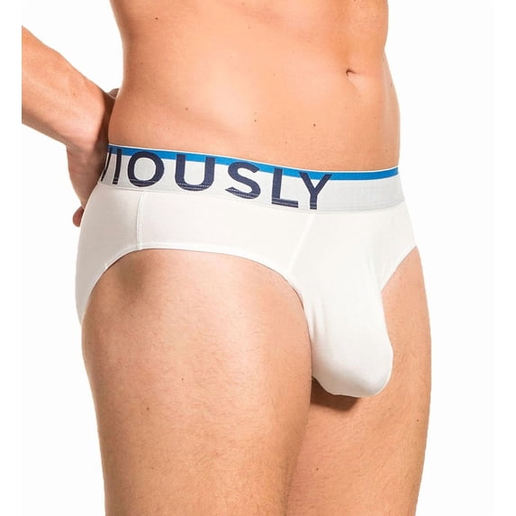 Men's Obviously B02-1A EveryMan AnatoMAX Brief (White S)
