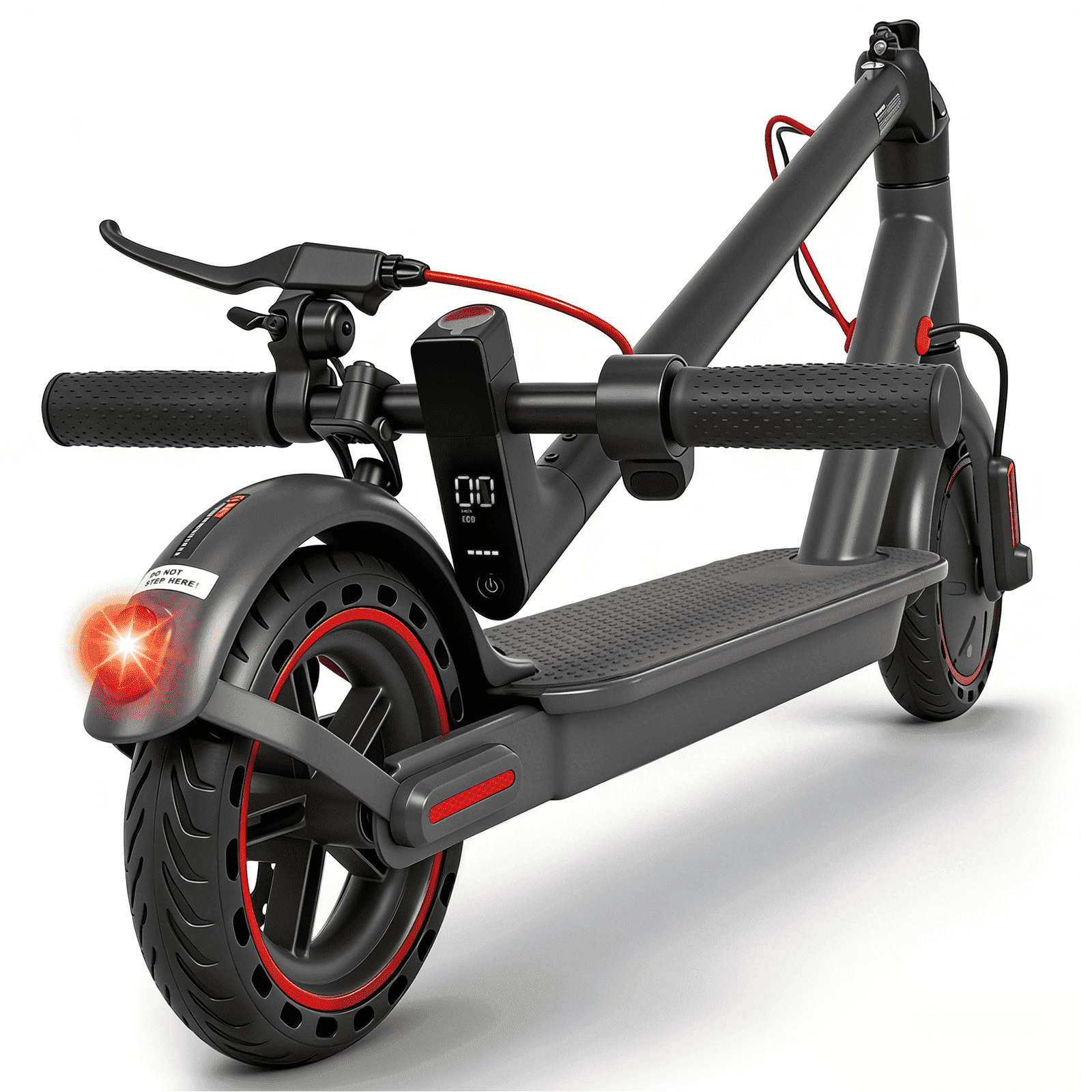 Adults Electric Scooter, 8.5''Solid Tires 19 MPH & 16Miles Range,Folding Commuting E-Scooter Adults with APP Control