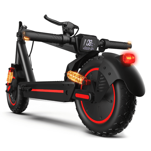 OBX Off Road Electric Scooter for Adults,1200W 30MPH High Speed,28-33 Miles,10" Pneumatic Tires,Heavy Duty Foldable E-Scooter with Dual Suspension