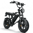 thumbnail image 1 of OBX Electric Bike for Adults 500W Motor 20MPH 36V 13AH Removable Battery 16" Fat Tire Ebike with Shimano 7-Speed & Dual Suspension, 1 of 9