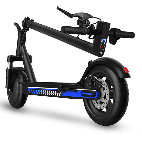 OBX Electric Scooter for Adults - 19 MPH Speed & 21 Miles Long Range, 8.5" Inflatable Tires, 350W Motor Foldable Commuting E Scooter with APP Control