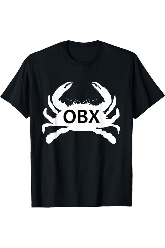 OBX NC Blue Crab Silhouette T-Shirt