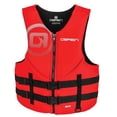 thumbnail image 1 of OBrien Biolite Series Traditional Mens Neoprene Boating Life Vest Size XL, Red, 1 of 3