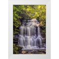 thumbnail image 1 of OBrien, Jay 13x18 White Modern Wood Framed Museum Art Print Titled - PA, Benton, Ricketts Glen SP Ganoga Falls, 1 of 4