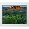 thumbnail image 1 of OBrien, Jay 18x15 White Modern Wood Framed Museum Art Print Titled - Arizona Sunset landscape in Red Rocks State Park, 1 of 4