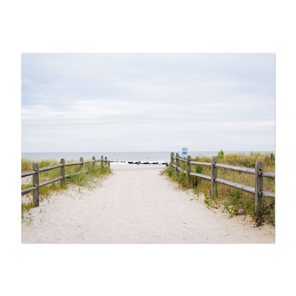 OC Atlantic - Ocean City New Jersey Photography Beach Coastal Ocean Boardwalk Nature Minimalist Beach House Unframed Wall Art Print 4 x 6 inches