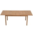 thumbnail image 1 of JOIVI Rectangular Extendable Acacia Wood Dining Table, 6-8 Person Outdoor Extendable Table for Home Kitchen Deck, 1 of 7