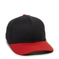 thumbnail image 1 of OC Sports AIR25 Flexible Fitting Cap - Black Red, 1 of 8