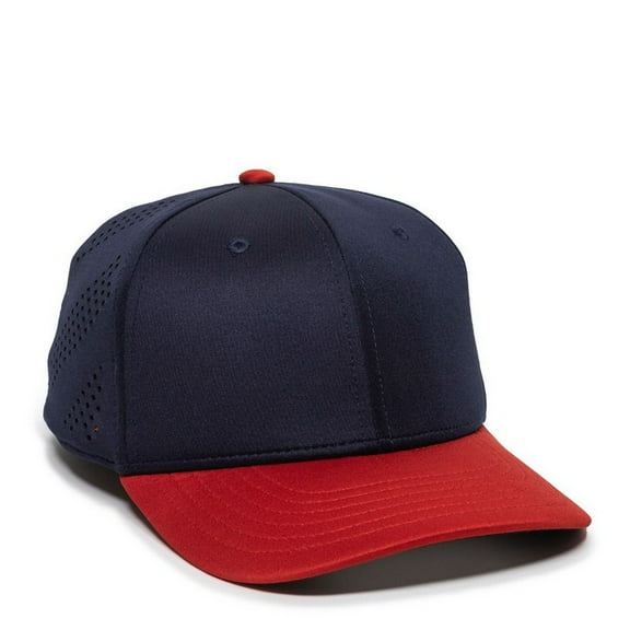 OC Sports AIR25 Flexible Fitting Cap - Navy Red