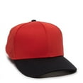 thumbnail image 1 of OC Sports AIR25 Flexible Fitting Cap - Red Black, 1 of 8